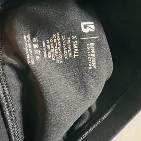 BuffBunny Collection Work Out Bra Size XXS NWT Black - Picture 4 of 5